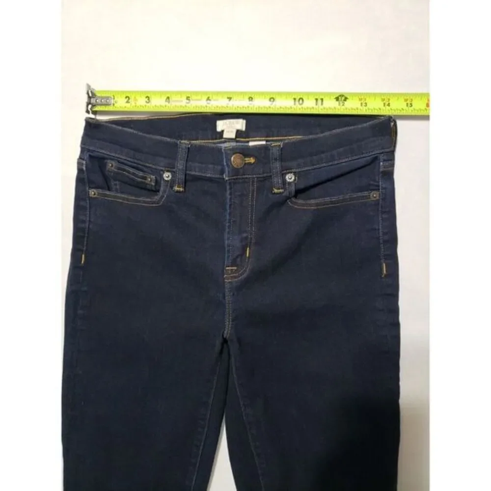 J Crew Stretch Denim‎ Jeans Womens 28 30 Dark Wash Skinny Fit